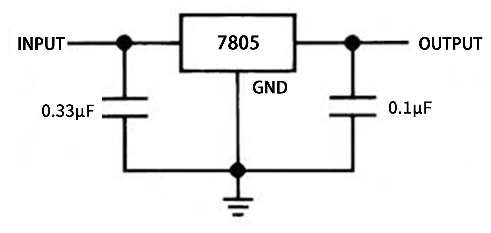 LM7805 Capacitor Selection